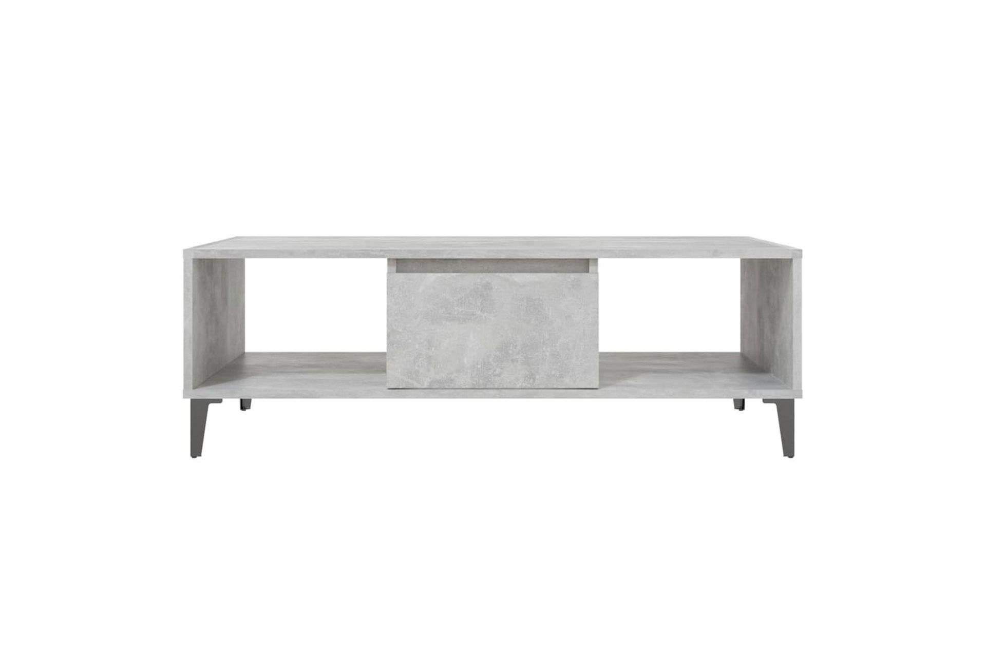 Sohvapöytä betoninharmaa 103,5x60x35 cm lastulevy - Harmaa - Huonekalut - Pöytä & ruokailuryhmä - Sohvapöytä