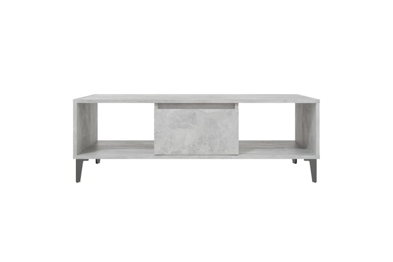 Sohvapöytä betoninharmaa 103,5x60x35 cm lastulevy - Harmaa - Huonekalut - Pöytä & ruokailuryhmä - Sohvapöytä