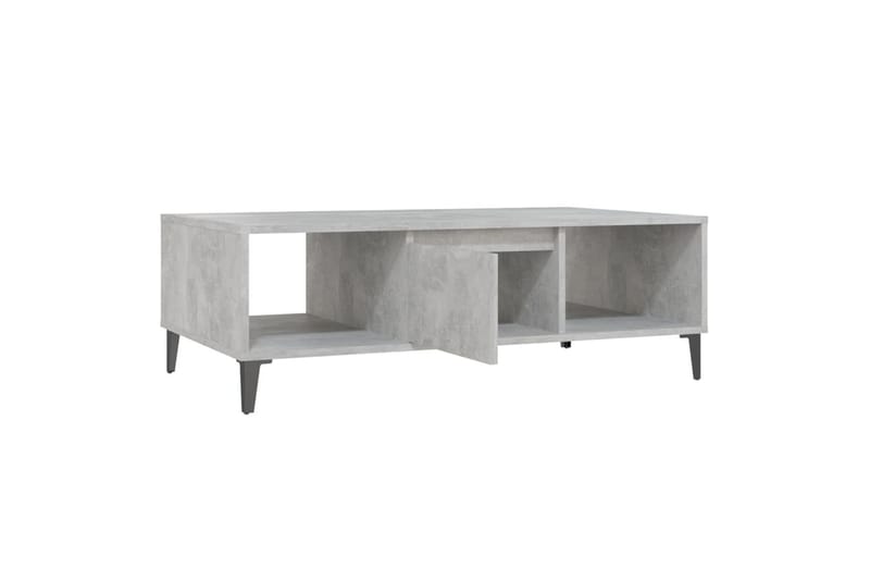 Sohvapöytä betoninharmaa 103,5x60x35 cm lastulevy - Harmaa - Huonekalut - Pöytä & ruokailuryhmä - Sohvapöytä