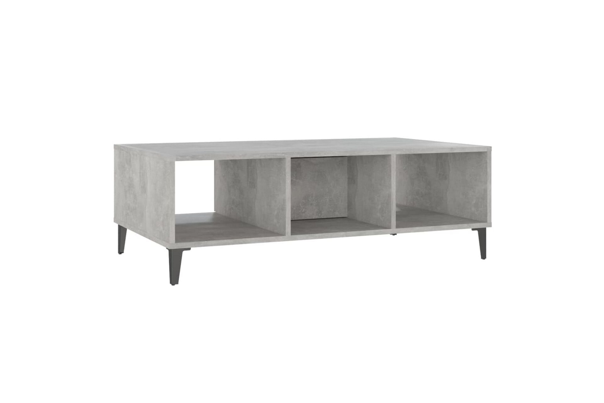 Sohvapöytä betoninharmaa 103,5x60x35 cm lastulevy - Harmaa - Huonekalut - Pöytä & ruokailuryhmä - Sohvapöytä