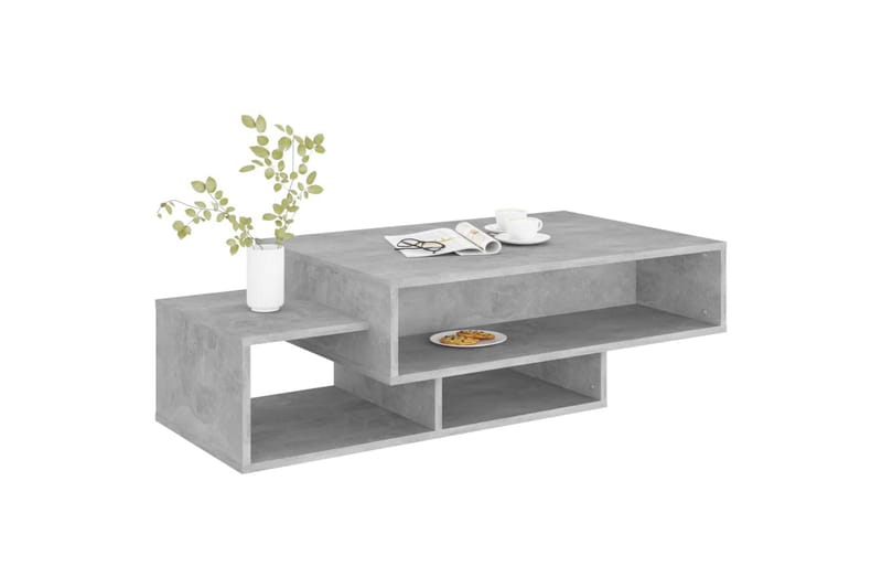 Sohvapöytä betoninharmaa 105x55x32 cm lastulevy - Harmaa - Huonekalut - Pöytä & ruokailuryhmä - Sohvapöytä