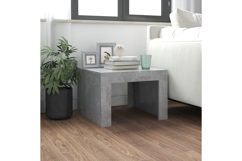 Sohvapöytä betoninharmaa 50x50x35 cm lastulevy - Harmaa - Huonekalut - Pöytä & ruokailuryhmä - Sohvapöytä