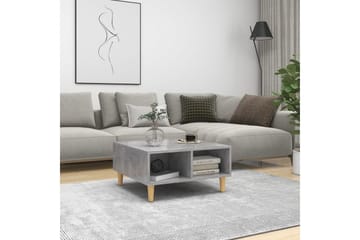 Sohvapöytä betoninharmaa 60x60x30 cm lastulevy - Harmaa - Huonekalut - Pöytä & ruokailuryhmä - Sohvapöytä