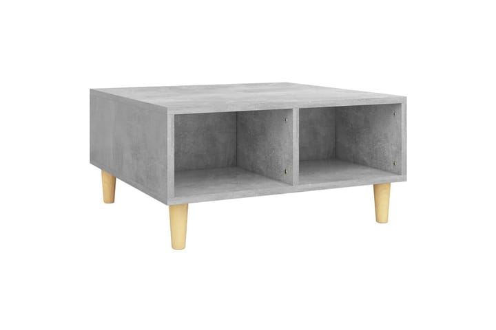 Sohvapöytä betoninharmaa 60x60x30 cm lastulevy - Harmaa - Sohvapöytä