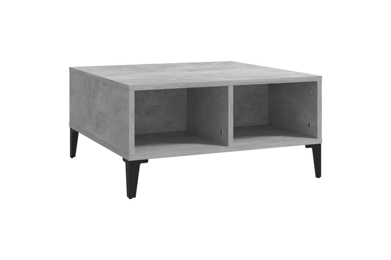 Sohvapöytä betoninharmaa 60x60x30 cm lastulevy - Huonekalut - Pöytä & ruokailuryhmä - Sohvapöytä