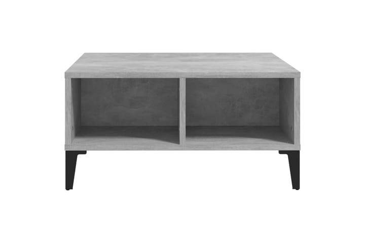 Sohvapöytä betoninharmaa 60x60x30 cm lastulevy - Sohvapöytä