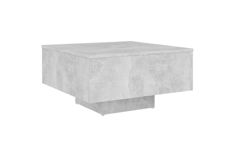 Sohvapöytä betoninharmaa 60x60x31,5 cm lastulevy - Huonekalut - Pöytä & ruokailuryhmä - Sohvapöytä