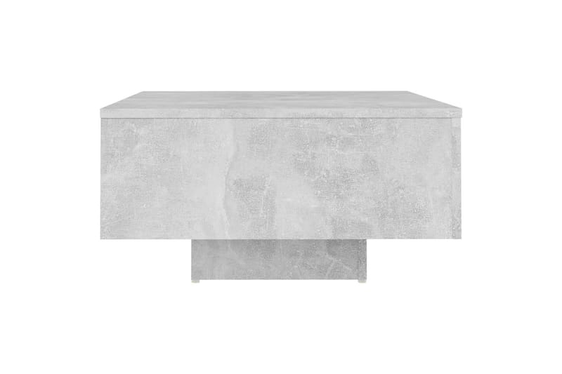 Sohvapöytä betoninharmaa 60x60x31,5 cm lastulevy - Huonekalut - Pöytä & ruokailuryhmä - Sohvapöytä