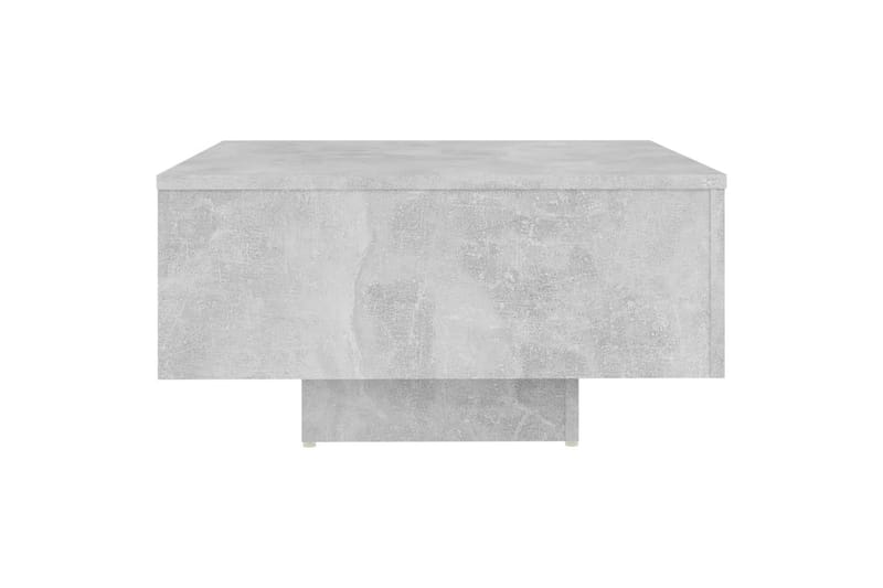 Sohvapöytä betoninharmaa 60x60x31,5 cm lastulevy - Huonekalut - Pöytä & ruokailuryhmä - Sohvapöytä