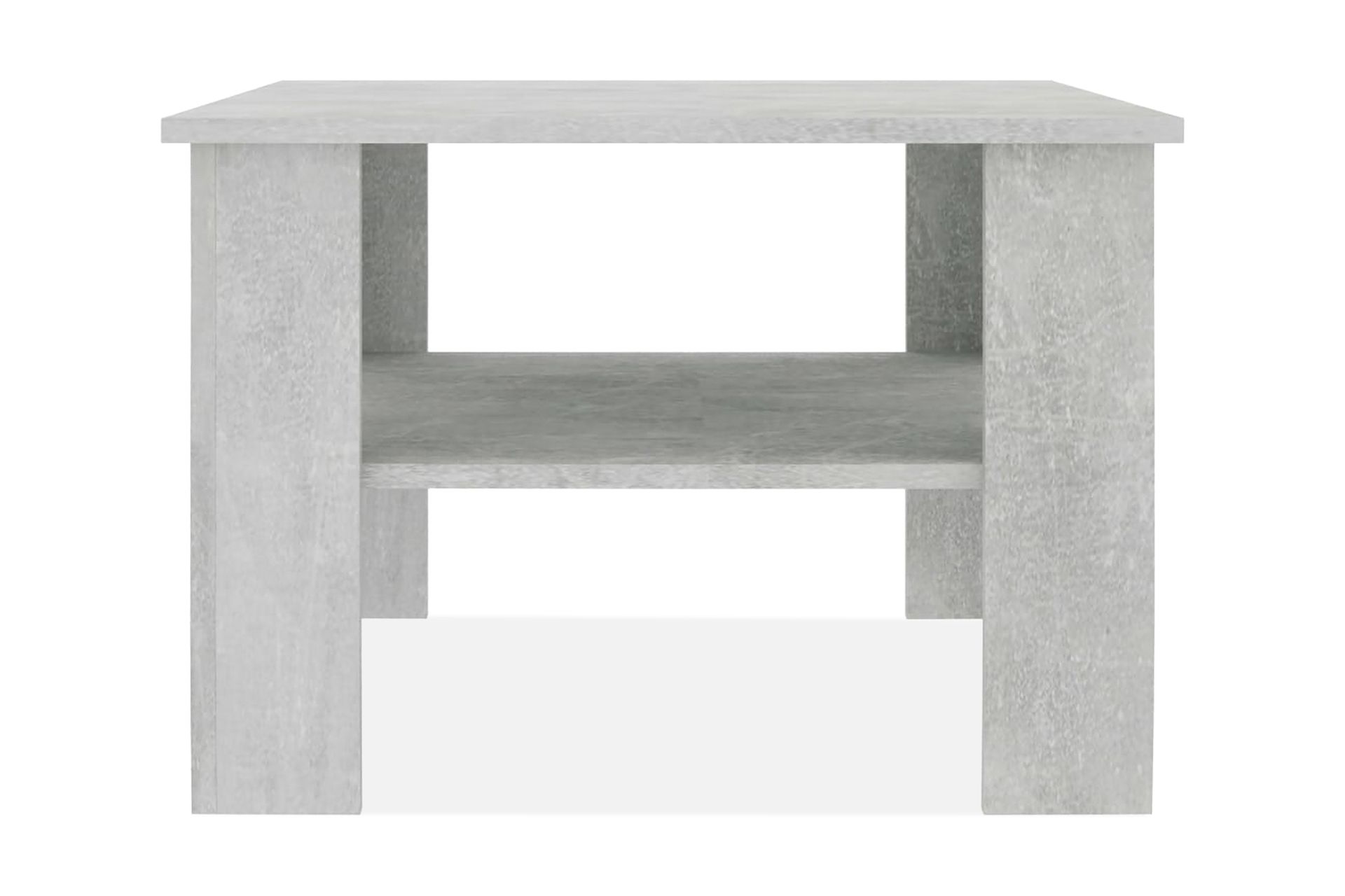 Sohvapöytä betoninharmaa 60x60x42 cm lastulevy - Harmaa - Huonekalut - Pöytä & ruokailuryhmä - Sohvapöytä