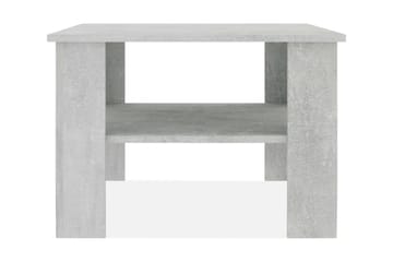 Sohvapöytä betoninharmaa 60x60x42 cm lastulevy - Harmaa - Huonekalut - Pöytä & ruokailuryhmä - Sohvapöytä