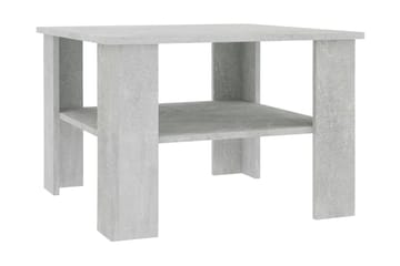Sohvapöytä betoninharmaa 60x60x42 cm lastulevy - Harmaa - Huonekalut - Pöytä & ruokailuryhmä - Sohvapöytä