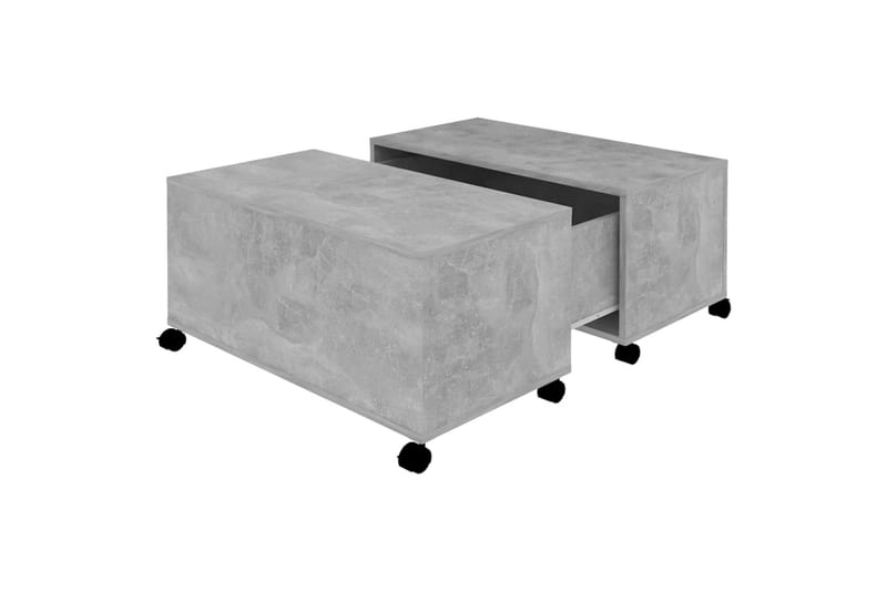 Sohvapöytä betoninharmaa 75x75x38 cm lastulevy - Huonekalut - Pöytä & ruokailuryhmä - Sohvapöytä