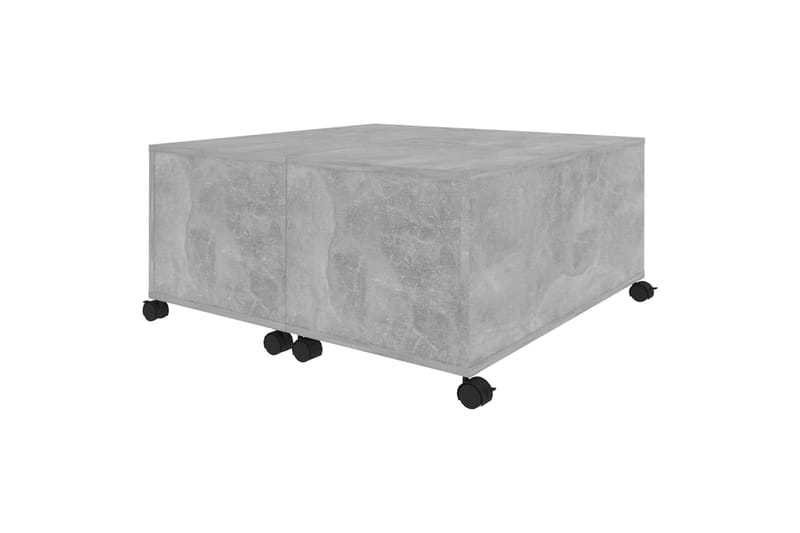 Sohvapöytä betoninharmaa 75x75x38 cm lastulevy - Huonekalut - Pöytä & ruokailuryhmä - Sohvapöytä
