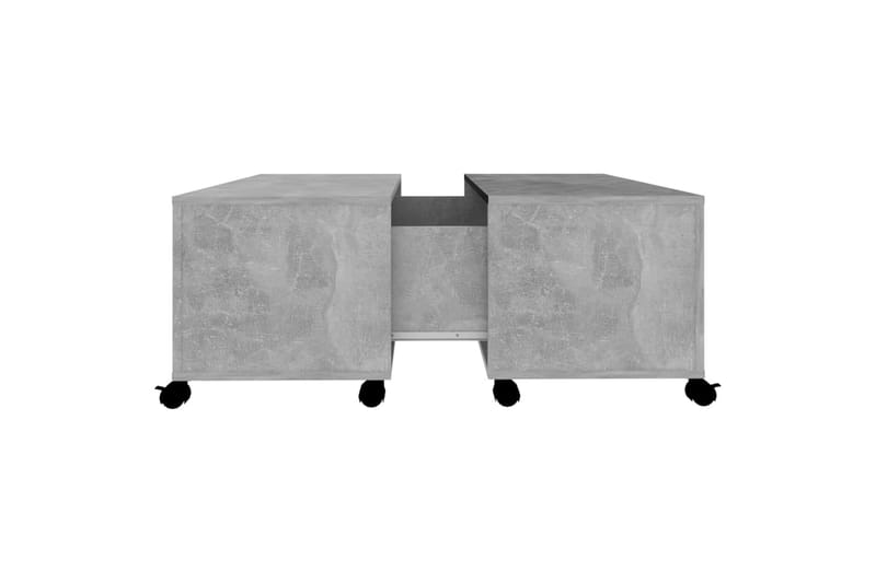 Sohvapöytä betoninharmaa 75x75x38 cm lastulevy - Huonekalut - Pöytä & ruokailuryhmä - Sohvapöytä
