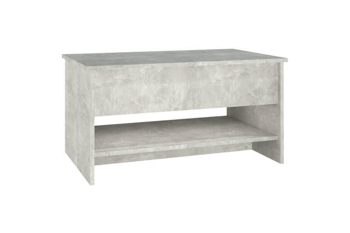 Sohvapöytä betoninharmaa 80x50x40 cm tekninen puu - Harmaa - Sohvapöytä