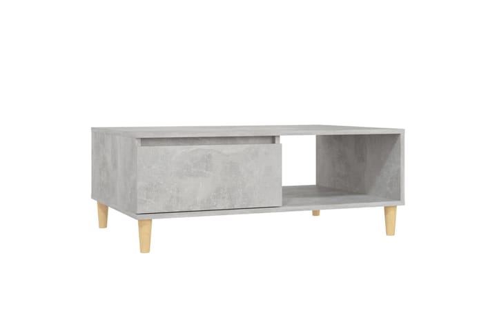 Sohvapöytä betoninharmaa 90x60x35 cm lastulevy - Harmaa - Sohvapöytä
