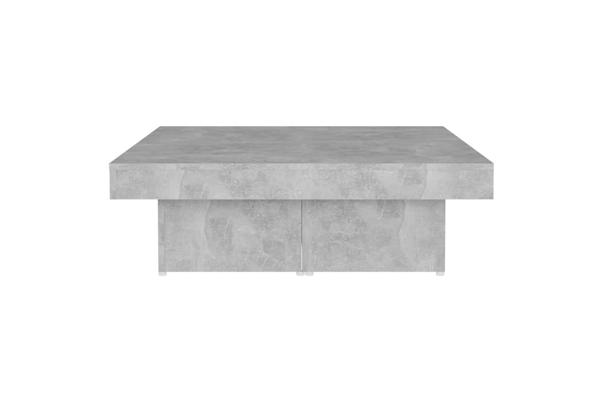 Sohvapöytä betoninharmaa 90x90x28 cm lastulevy - Huonekalut - Pöytä & ruokailuryhmä - Sohvapöytä