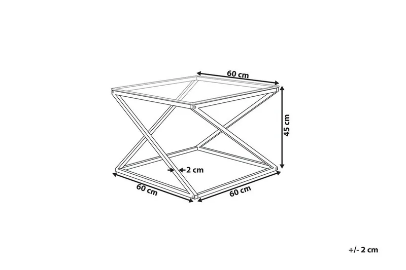 Sohvapöytä Beverly 60 cm - Huonekalut - Pöytä & ruokailuryhmä - Sohvapöytä
