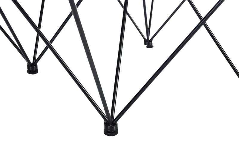 Sohvapöytä Bijou 80 cm - Savunvärinen Lasi/Musta - Huonekalut - Pöytä & ruokailuryhmä - Sohvapöytä