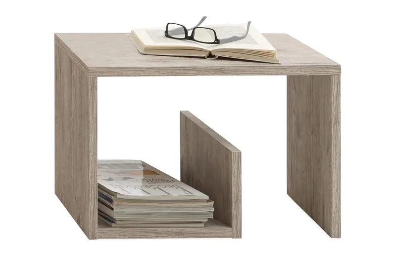 Sohvapöytä Bimokre 59 cm Säilytyksellä Hyllyt - Puu - Huonekalut - Pöytä & ruokailuryhmä - Sohvapöytä