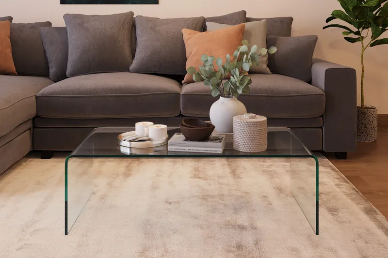 Sohvapöytä Bonisiolo 110 cm - Lasi - Huonekalut - Pöytä & ruokailuryhmä - Sohvapöytä