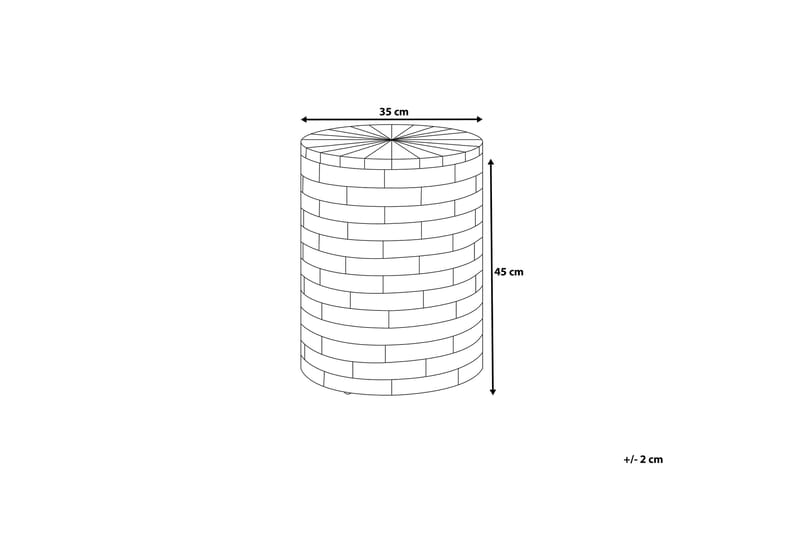 Sohvapöytä Brant 35 cm - Ruskea - Sohvapöytä