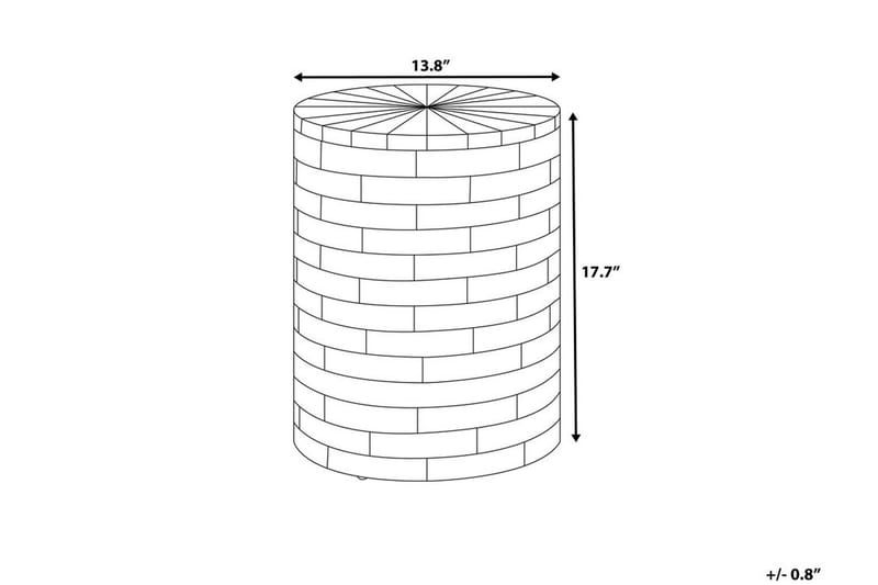 Sohvapöytä Brant 35 cm - Ruskea - Sohvapöytä