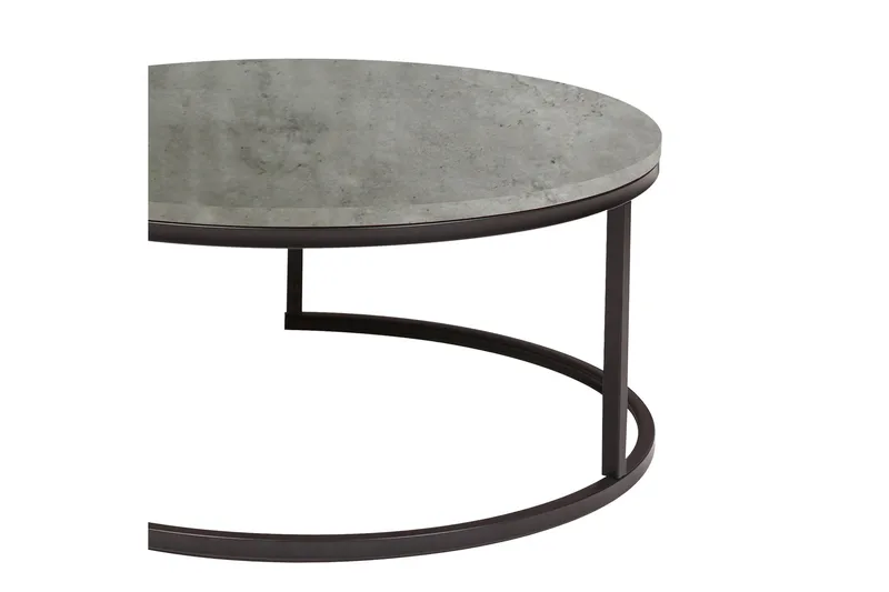 Sohvapöytä Britu 80x35 cm Harmaa - Huonekalut - Pöytä & ruokailuryhmä - Sohvapöytä