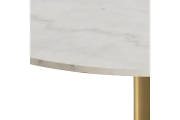 Sohvapöytä Brookmont 80 cm Pyöreä - Valkoinen - Huonekalut - Pöytä & ruokailuryhmä - Sohvapöytä