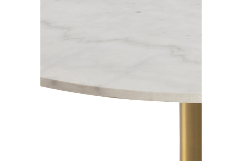 Sohvapöytä Brookmont 80 cm Pyöreä - Valkoinen - Huonekalut - Pöytä & ruokailuryhmä - Sohvapöytä