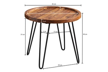 Sohvapöytä Bultron 45 cm - Puu/Luonnonväri - Huonekalut - Pöytä & ruokailuryhmä - Sohvapöytä