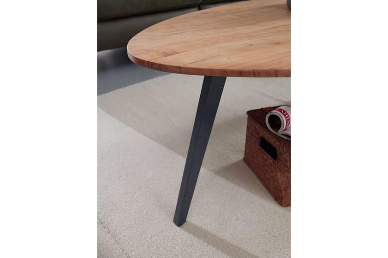 Sohvapöytä Clanton 110 cm - Ruskea/Musta - Huonekalut - Pöytä & ruokailuryhmä - Sohvapöytä