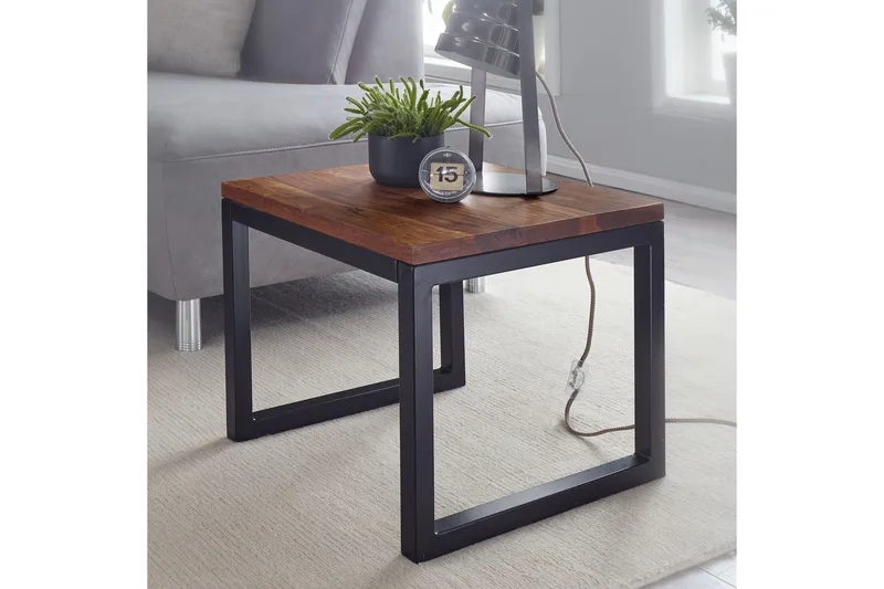 Sohvapöytä Clanton 45 cm - Ruskea/Musta - Huonekalut - Pöytä & ruokailuryhmä - Sohvapöytä