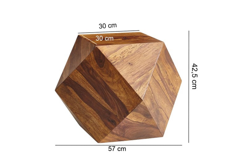 Sohvapöytä Clanton 57 cm - Ruskea - Huonekalut - Pöytä & ruokailuryhmä - Sohvapöytä