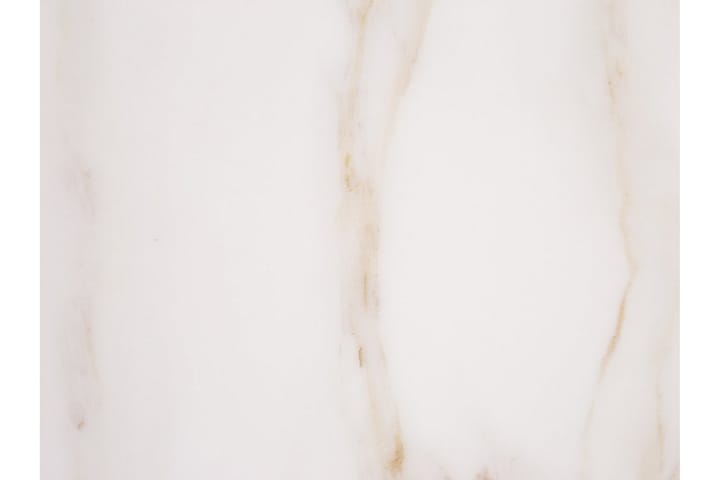 Sohvapöytä Corbelin 70 cm Pyöreä Marmorikuvio - Valkoinen/Kupari - Marmoripöydät - Sohvapöytä