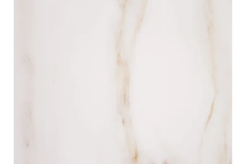 Sohvapöytä Corbelin 70 cm Pyöreä Marmorikuvio - Valkoinen/Kulta - Huonekalut - Pöytä & ruokailuryhmä - Sohvapöytä