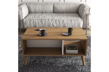 Sohvapöytä Cravans 90x54x90 cm - Tammi - Huonekalut - Pöytä & ruokailuryhmä - Sohvapöytä