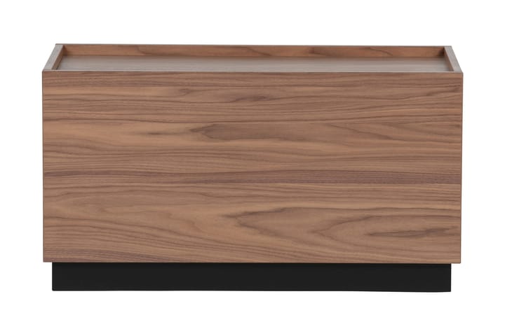 Sohvapöytä Cubin 82 cm - Pähkinänruskea/Musta - Sohvapöytä