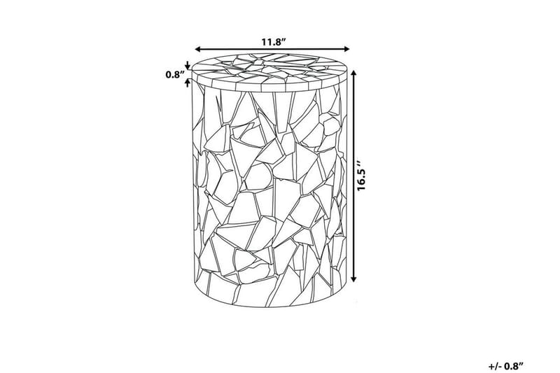 Sohvapöytä Dawson 30 cm - Ruskea - Huonekalut - Pöytä & ruokailuryhmä - Sohvapöytä