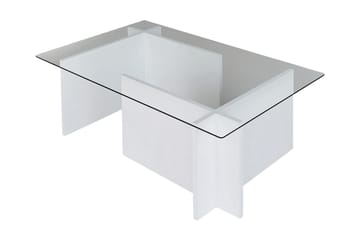 Sohvapöytä Dimants 105x40x105 cm - Valkoinen - Huonekalut - Pöytä & ruokailuryhmä - Sohvapöytä
