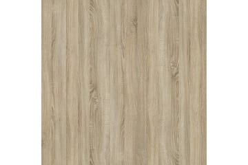Sohvapöytä Domineck 120 cm Säilytyksellä Hylly - Tammenväri/Beige/Harmaa - Huonekalut - Pöytä & ruokailuryhmä - Sohvapöytä