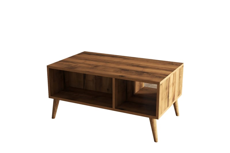 Sohvapöytä Elrasmo sohvapöytä 90x54x90 cm Ruskea - Huonekalut - Pöytä & ruokailuryhmä - Sohvapöytä