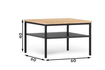 Sohvapöytä Emika 60 cm - Huonekalut - Pöytä & ruokailuryhmä - Sohvapöytä