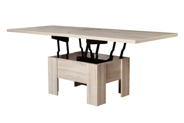 Sohvapöytä Eryk 100 cm - Beige/Harmaa - Huonekalut - Pöytä & ruokailuryhmä - Sohvapöytä