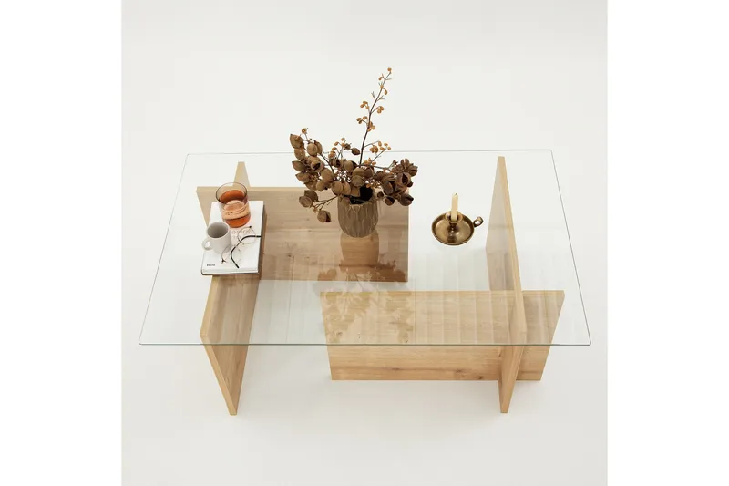 Sohvapöytä Escape 105 cm - Tammi - Huonekalut - Pöytä & ruokailuryhmä - Sohvapöytä