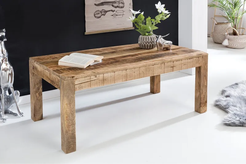 Sohvapöytä Faragalli 110 cm - Mango - Huonekalut - Pöytä & ruokailuryhmä - Sohvapöytä