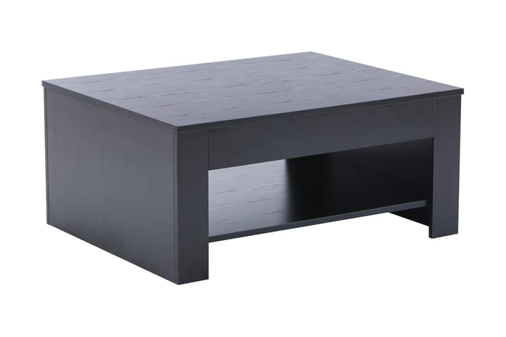 Sohvapöytä Fintan 100 cm - Suorakaide/Musta - Sohvapöytä