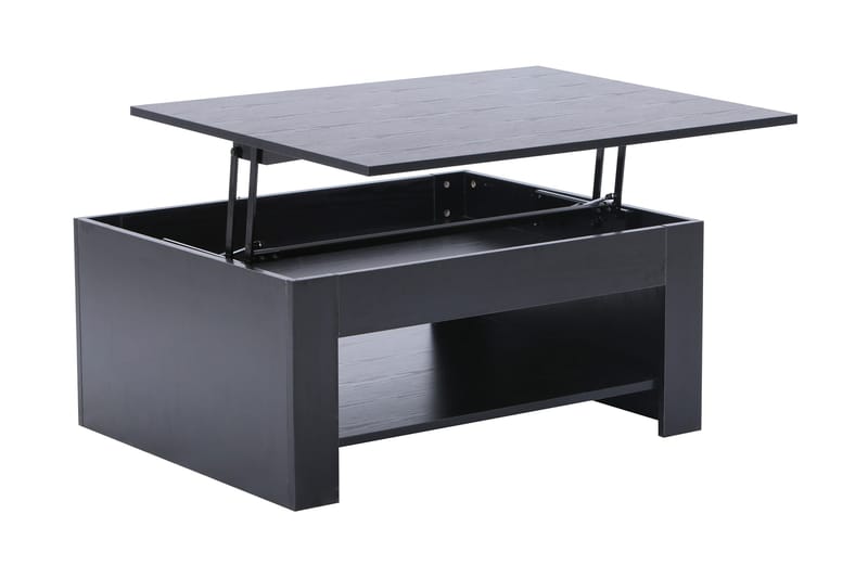 Sohvapöytä Fintan 100 cm - Suorakaide/Musta - Huonekalut - Pöytä & ruokailuryhmä - Sohvapöytä