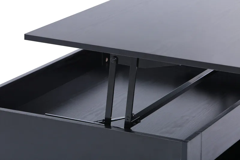 Sohvapöytä Fintan 100 cm - Suorakaide/Musta - Huonekalut - Pöytä & ruokailuryhmä - Sohvapöytä